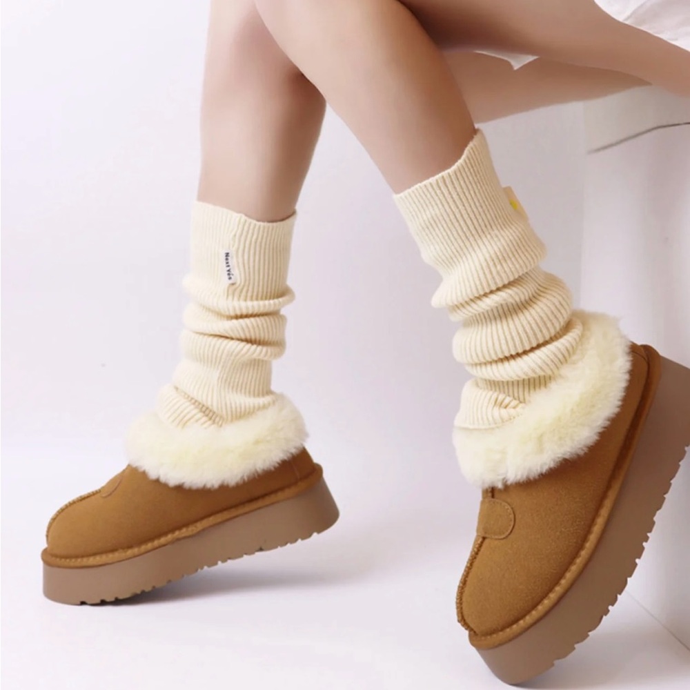 3pairs of Cozy legging socks/ballet socks